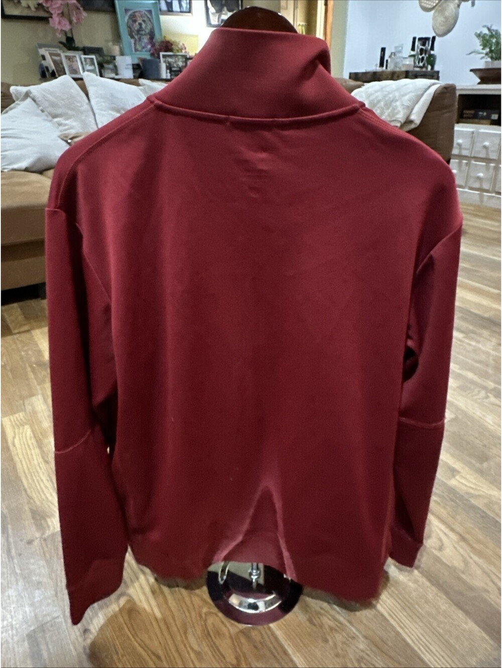 Arkansas Razorbacks Nike Dri Fit Jacket Size Medium (zipper Inop) - Picture 6 of 6